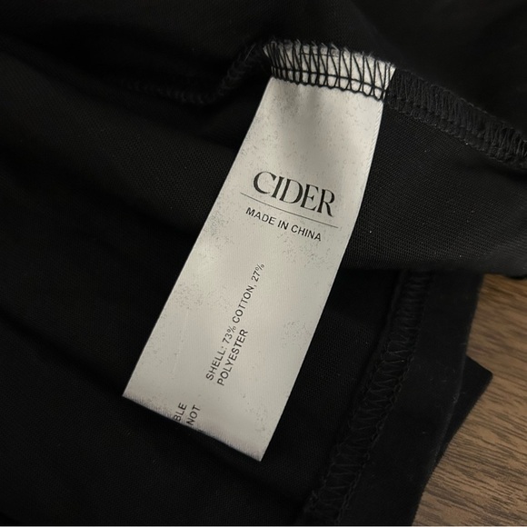 NWT Cider Black Asymmetrical Women's Top 3XL - Picture 9 of 9